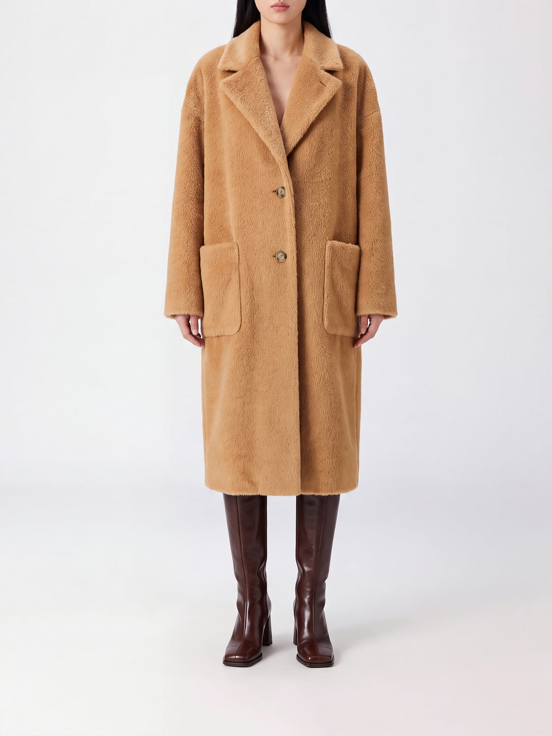 LARDINI ABRIGO: Abrigo mujer Lardini, Beige - Img 1
