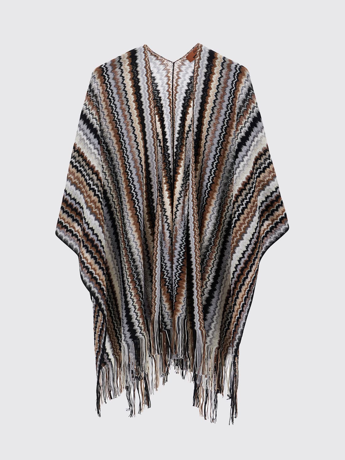 MISSONI SCARF: Scarf woman Missoni, Brown - Img 1