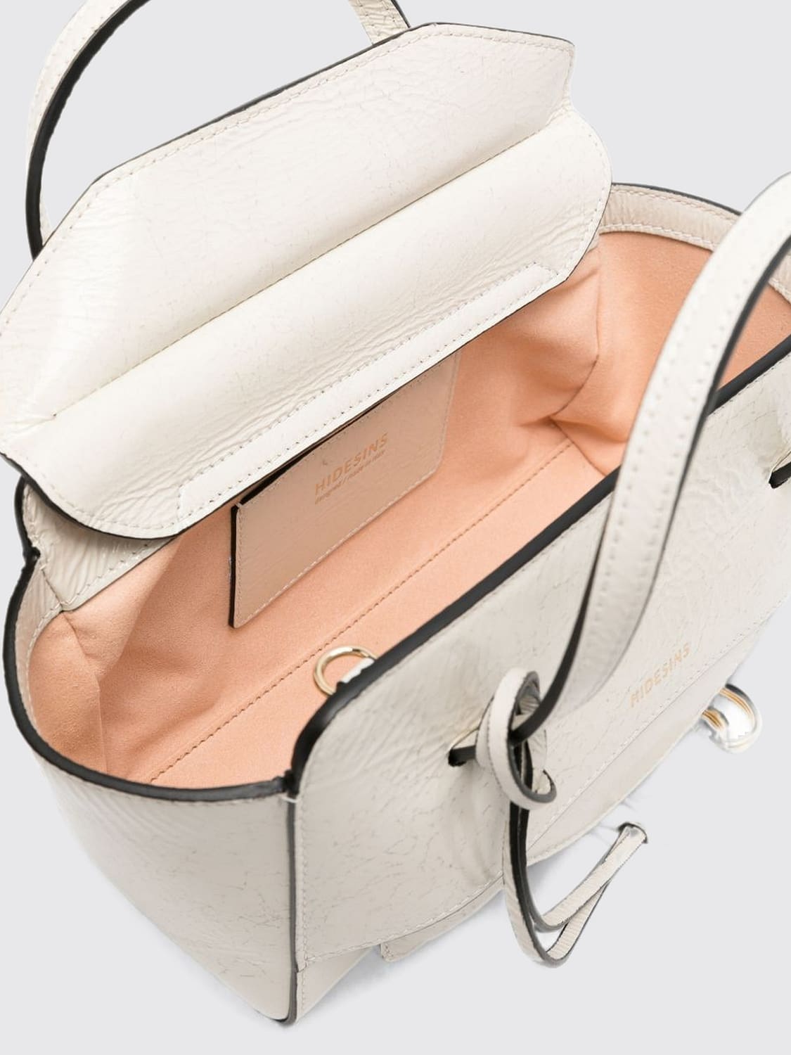 HIDESINS SHOULDER BAG: Shoulder bag woman Hidesins, White - Img 4