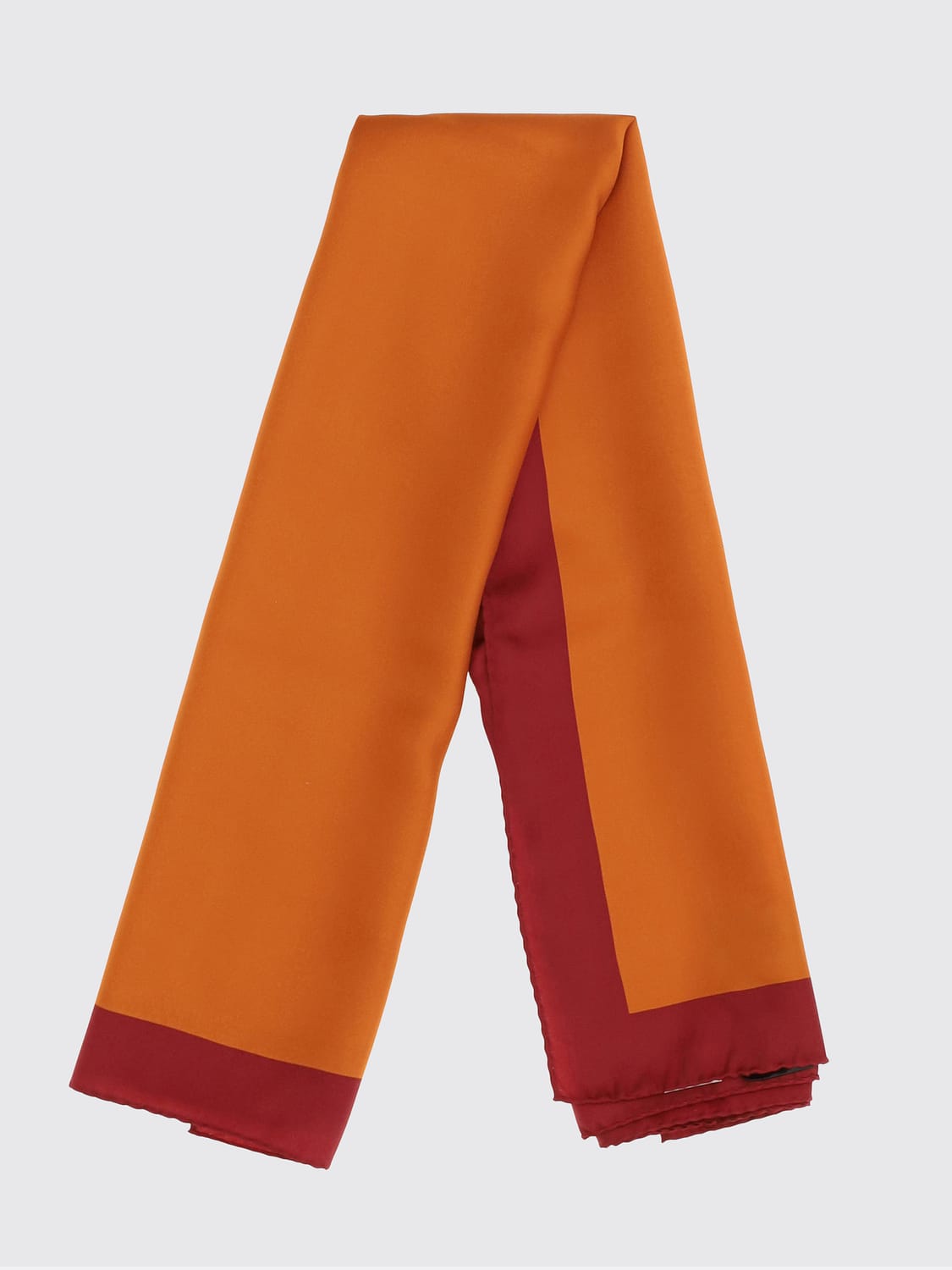 SAINT LAURENT SCIARPA: Sciarpa donna Saint Laurent, Arancione - Img 2