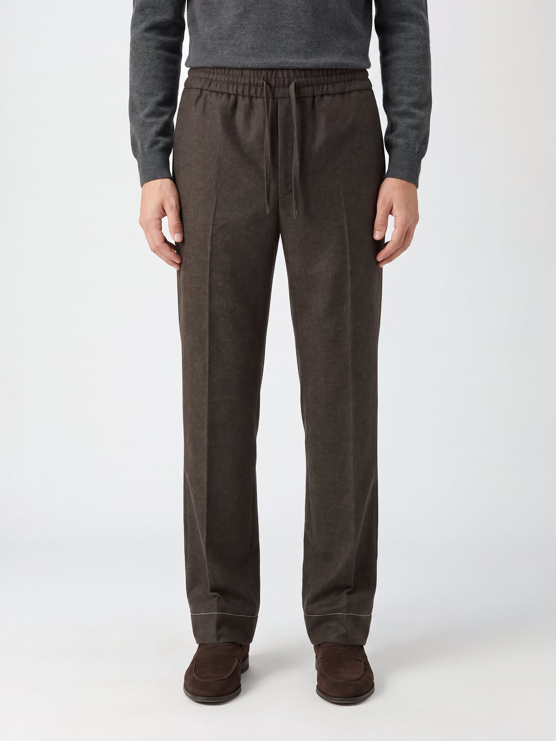 BRIONI PANTS: Pants men Brioni, Brown - Img 1