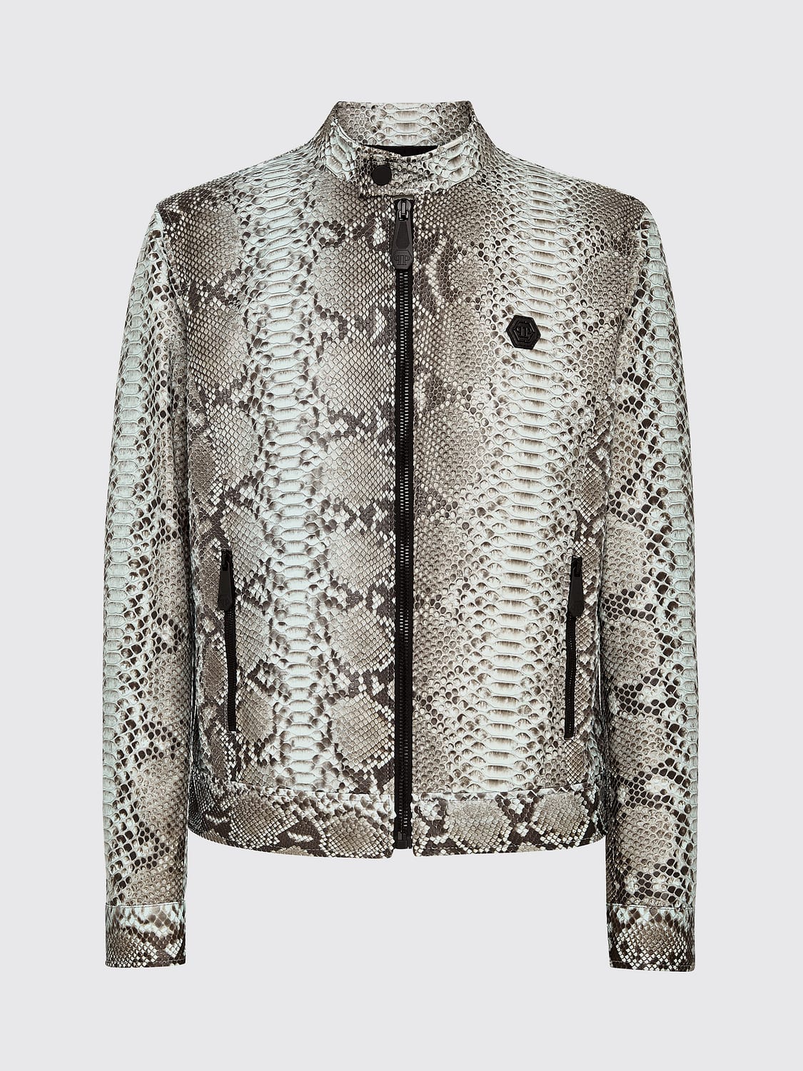 PHILIPP PLEIN 재킷: 재킷 남성 Philipp Plein, 그레이 - Img 6