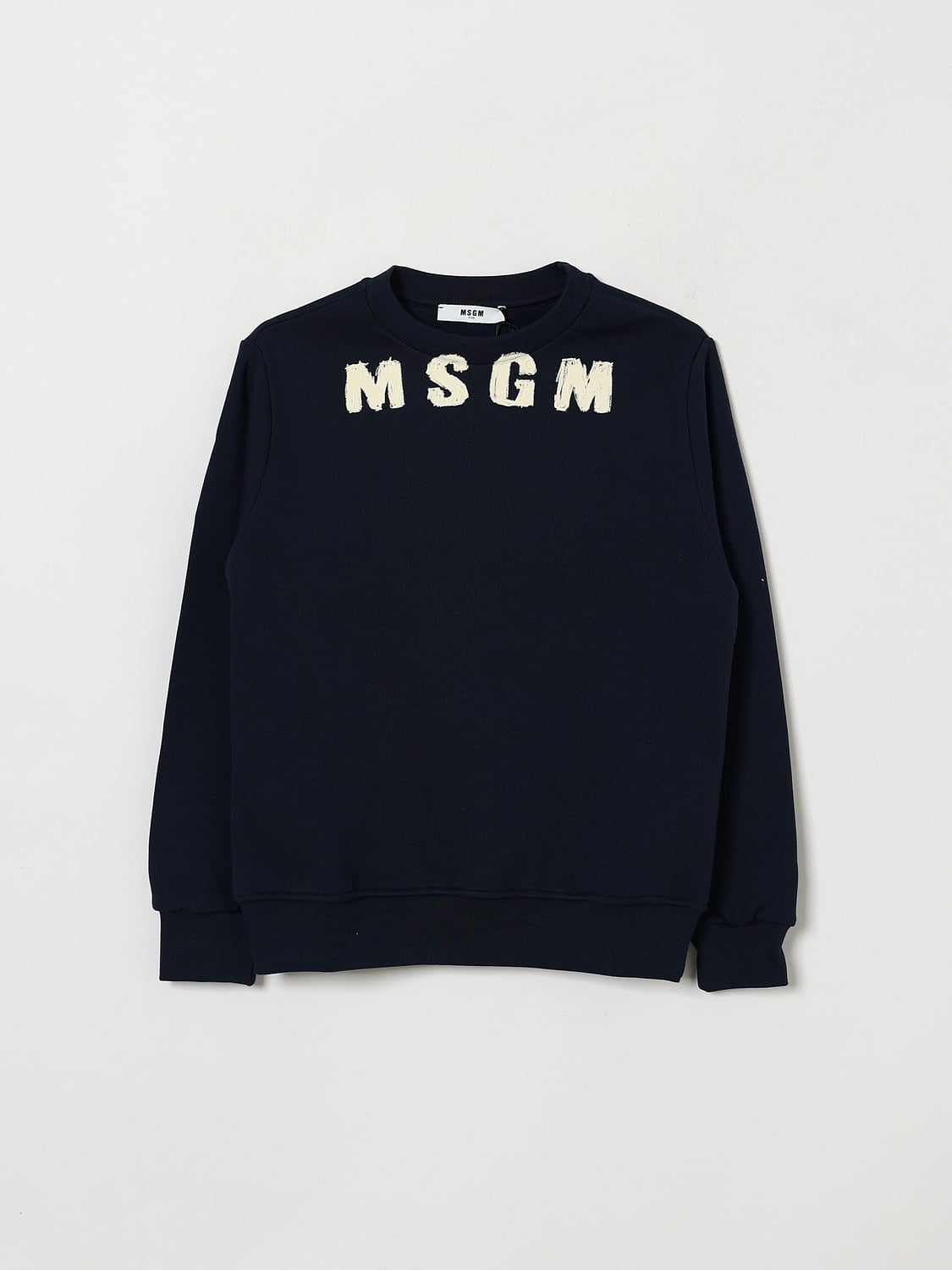 MSGM KIDS SWEATER: Sweater kids MSGM Kids, Blue - Img 1