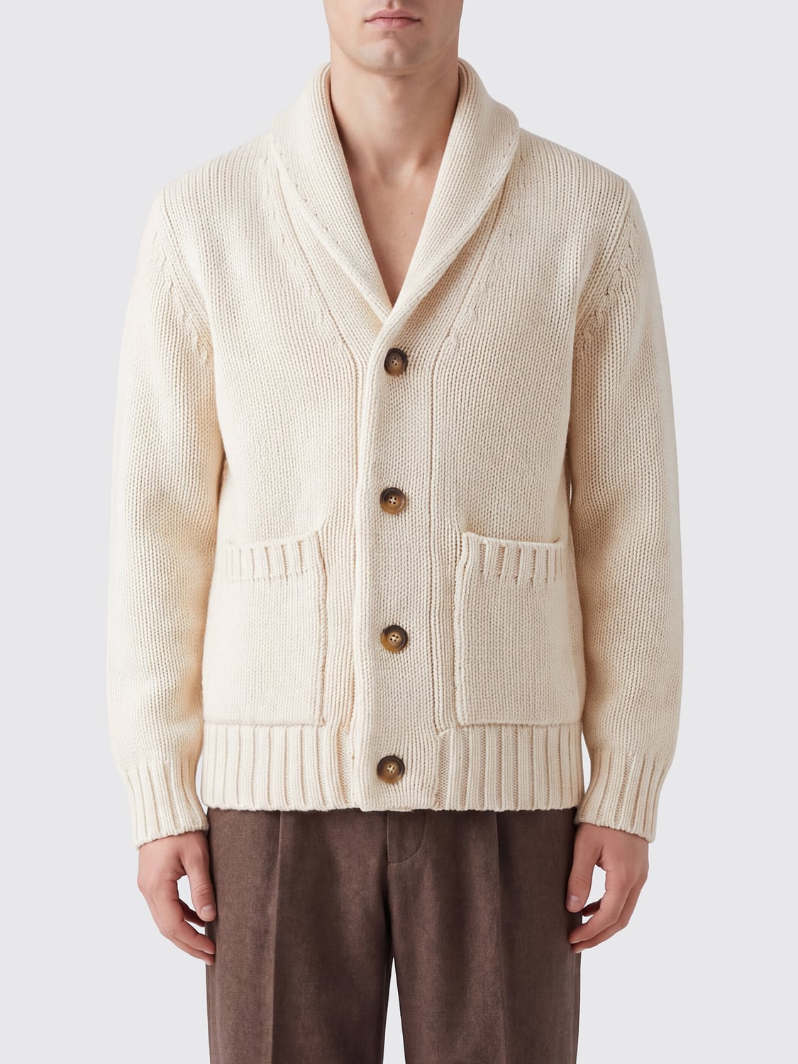 KANGRA SWEATER: Sweater men Kangra, White - Img 1