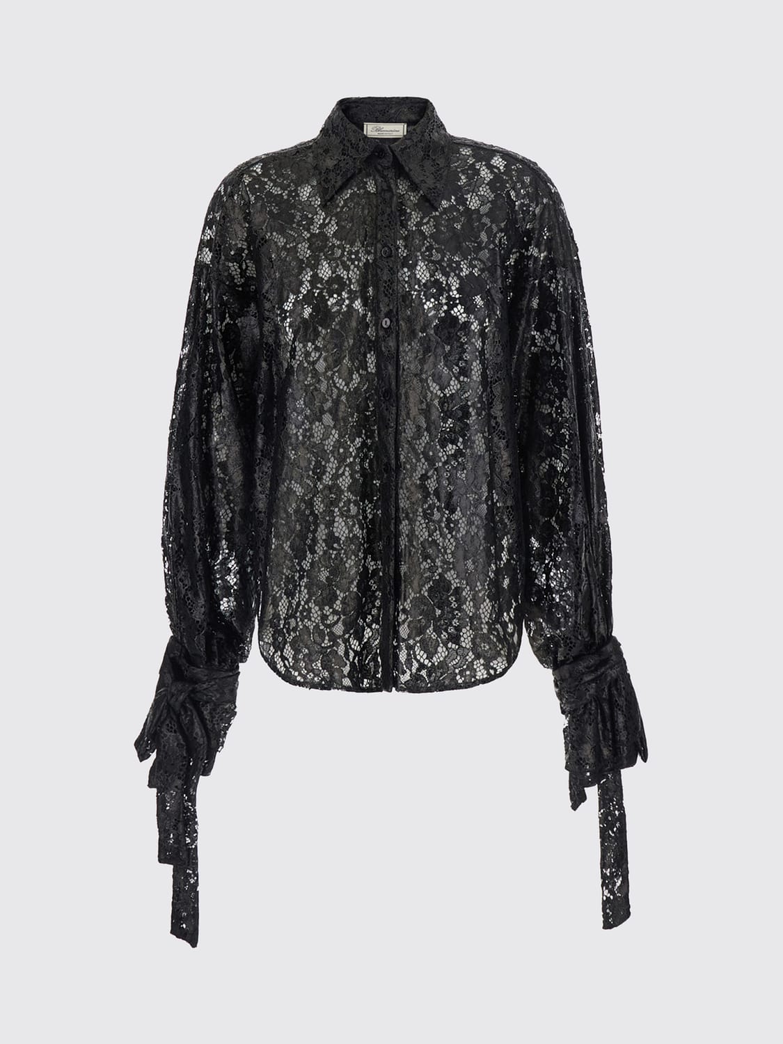 BLUMARINE HEMDBLUSE: Hemdbluse damen Blumarine, Schwarz - Img 2