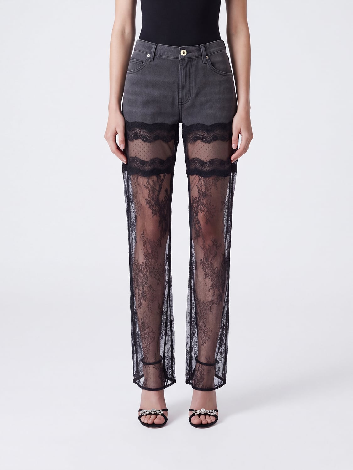 BLUMARINE JEANS: Jeans donna Blumarine, Nero - Img 1