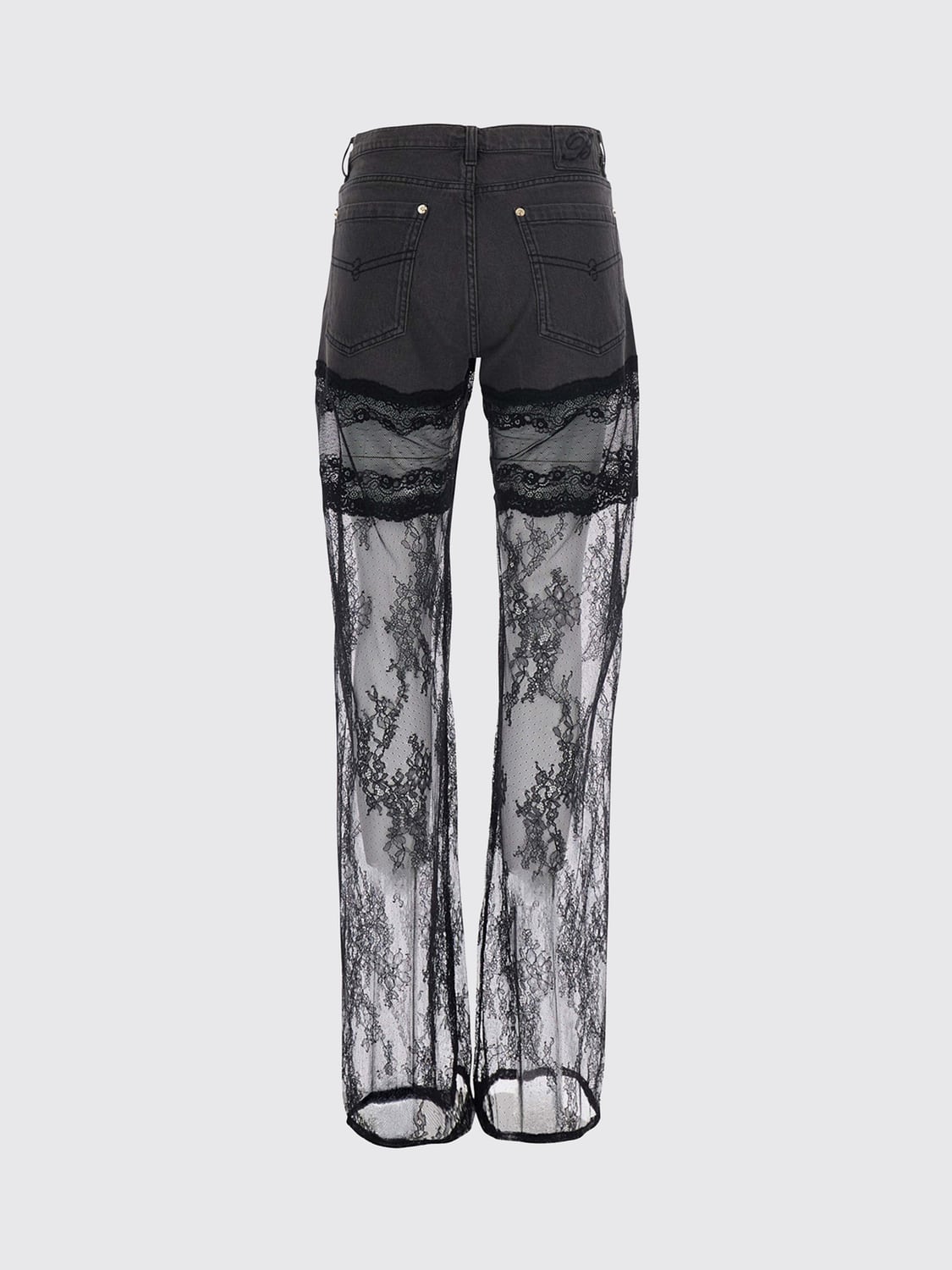 BLUMARINE JEANS: Jeans donna Blumarine, Nero - Img 3
