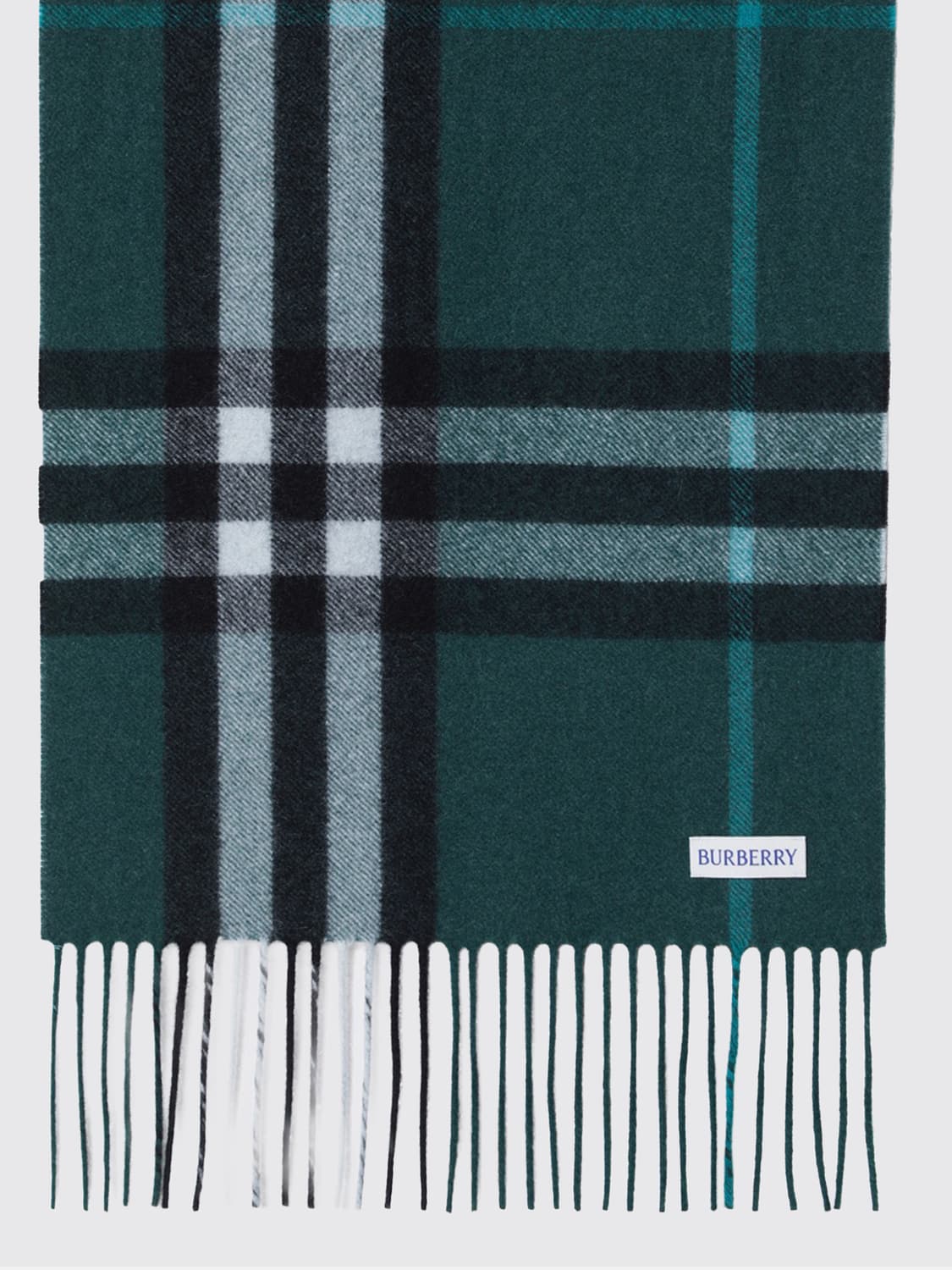 BURBERRY 스카프: 스카프 여성 Burberry, 블루 - Img 2
