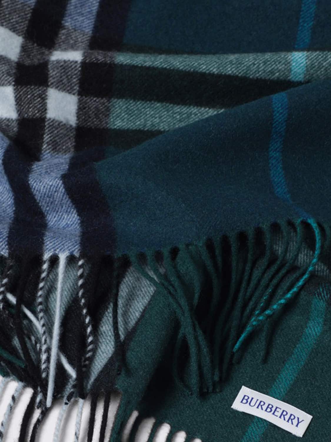 BURBERRY 스카프: 스카프 여성 Burberry, 블루 - Img 3