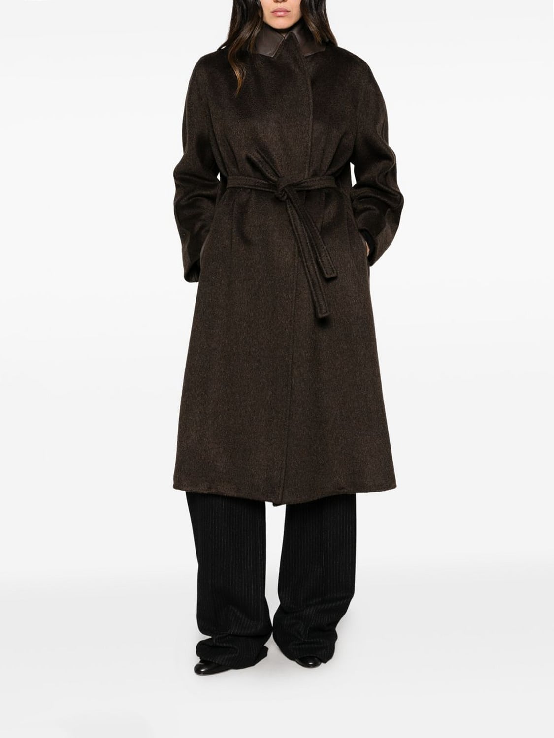 MAX MARA COAT: Coat woman Max Mara, Brown - Img 1