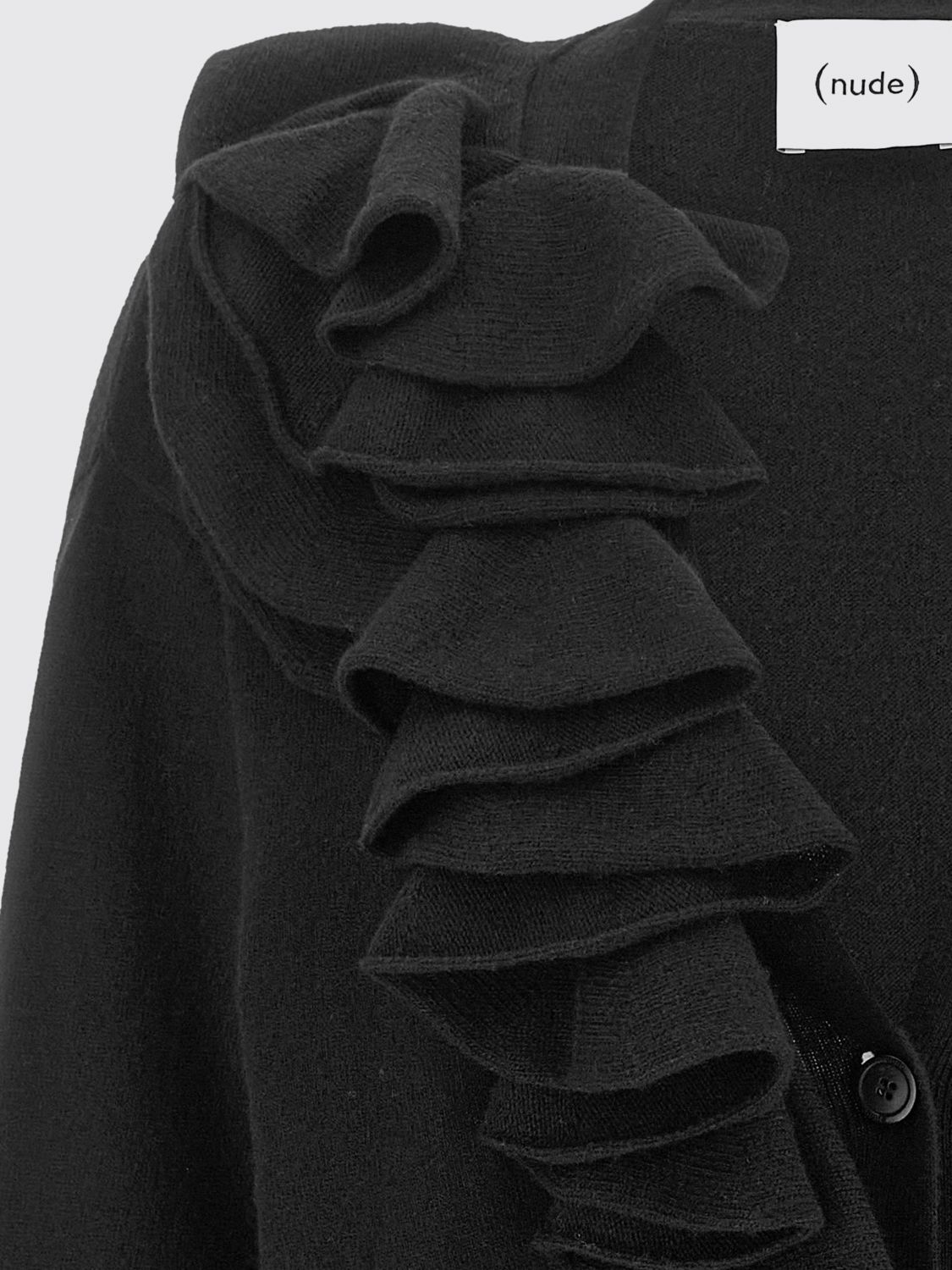 NUDE PULLOVER: Pullover damen Nude, Schwarz - Img 4