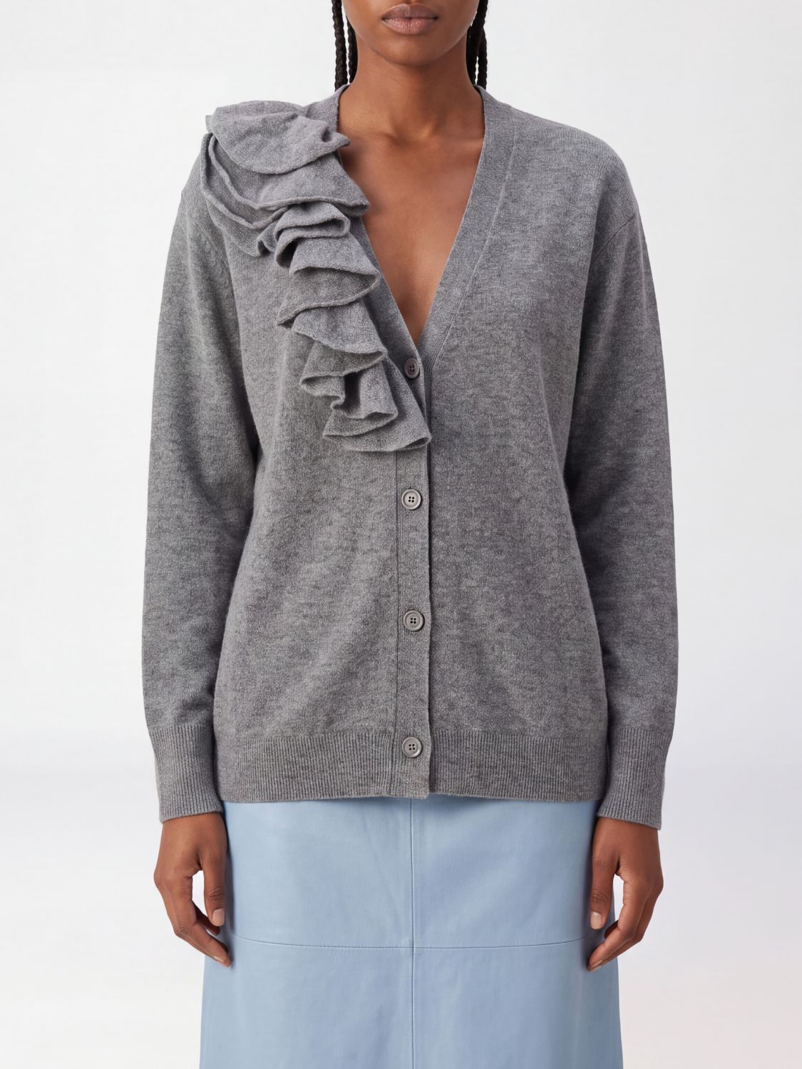 NUDE PULLOVER: Pullover damen Nude, Grau - Img 1