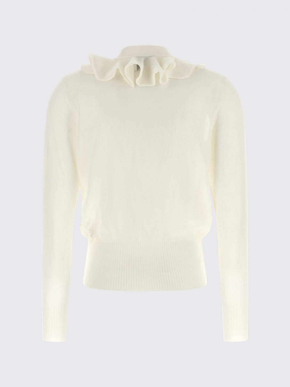 NUDE PULLOVER: Pullover damen Nude, Weiß - Img 3