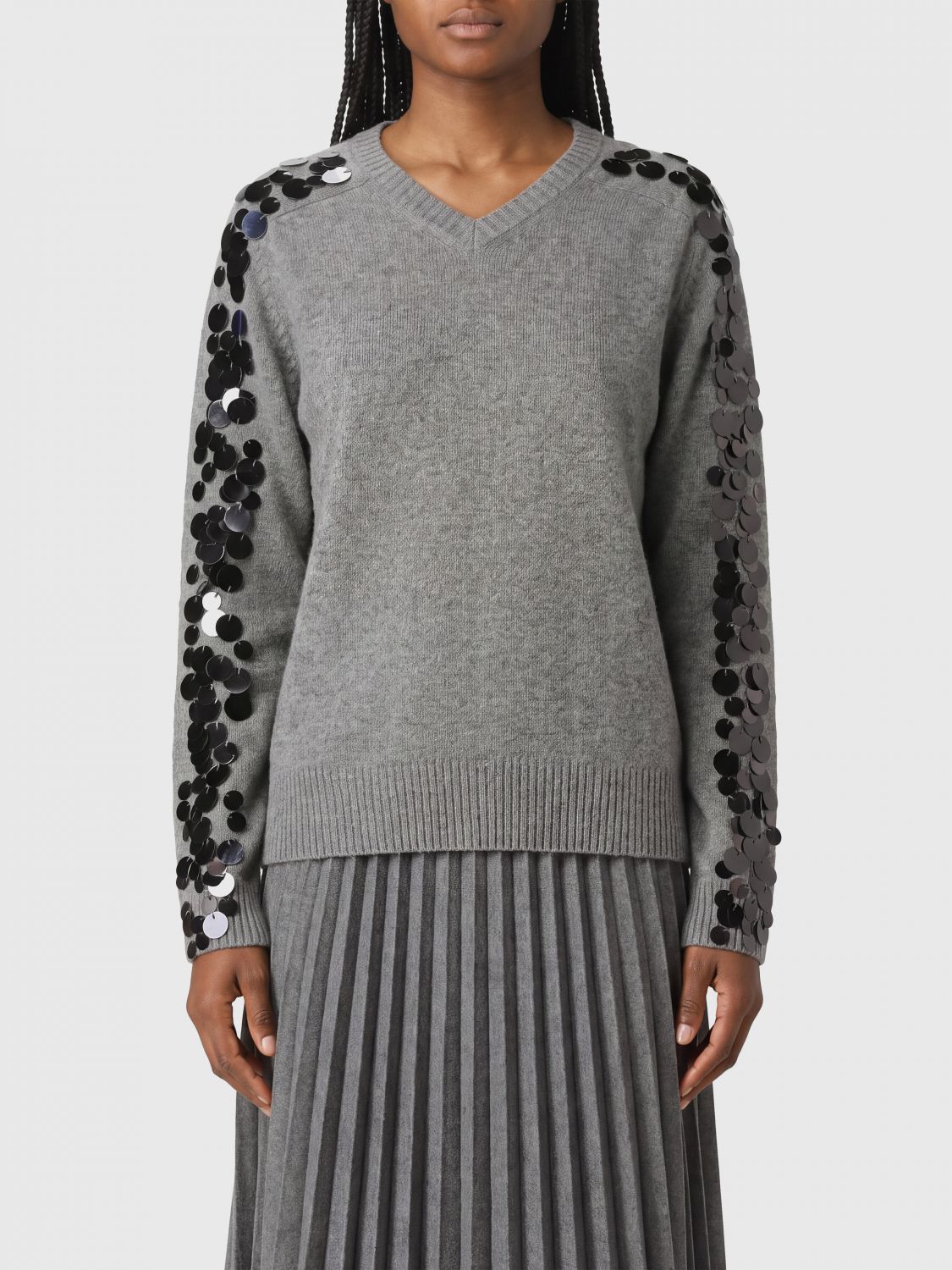 NUDE PULL: Pull femme Nude, Gris - Img 1