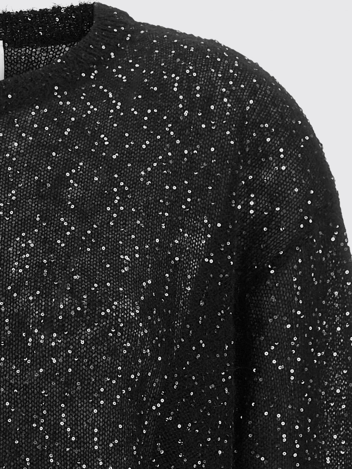 NUDE PULLOVER: Pullover damen Nude, Schwarz - Img 4