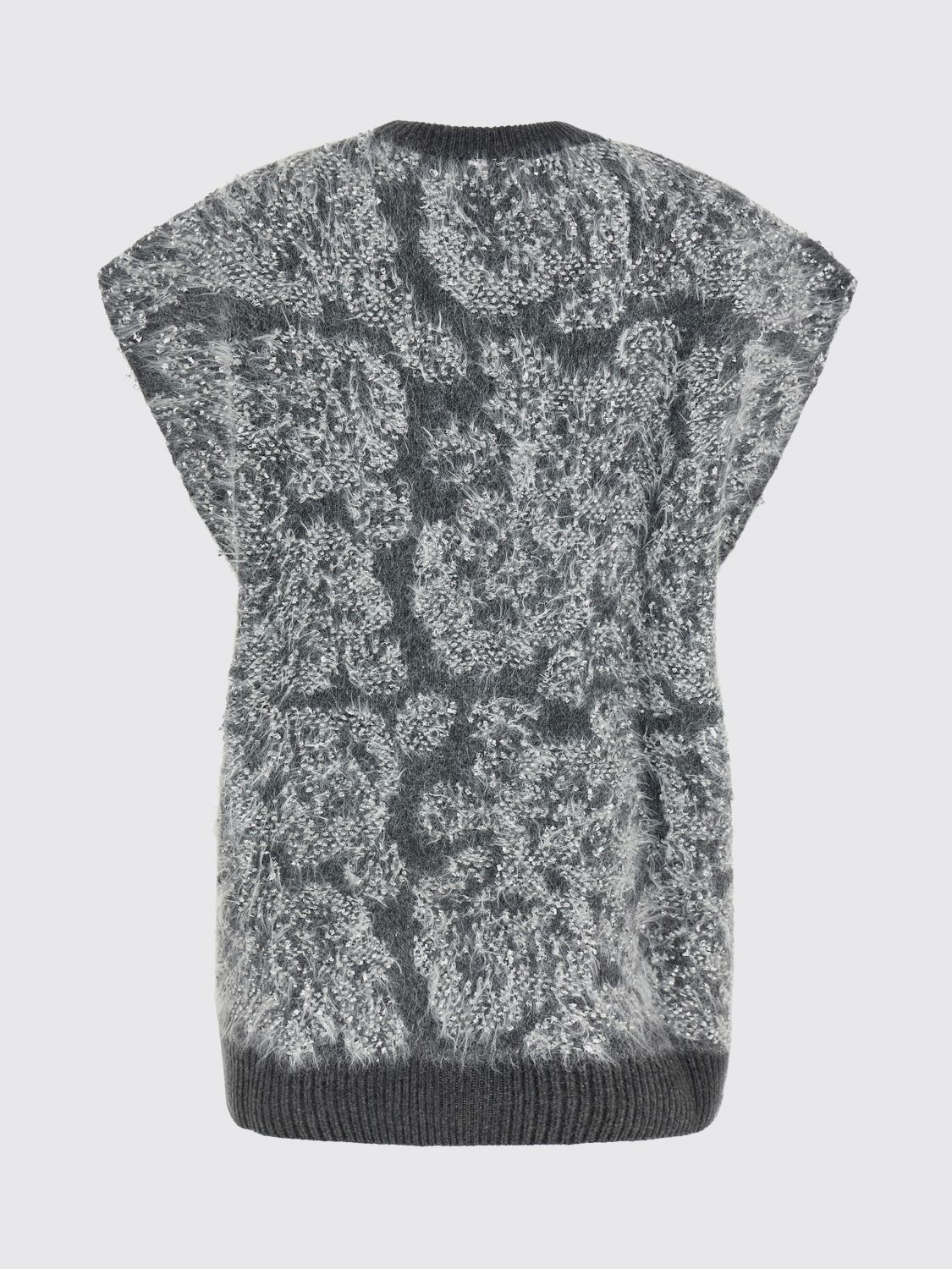 NUDE JERSEY: Jersey mujer Nude, Gris - Img 3