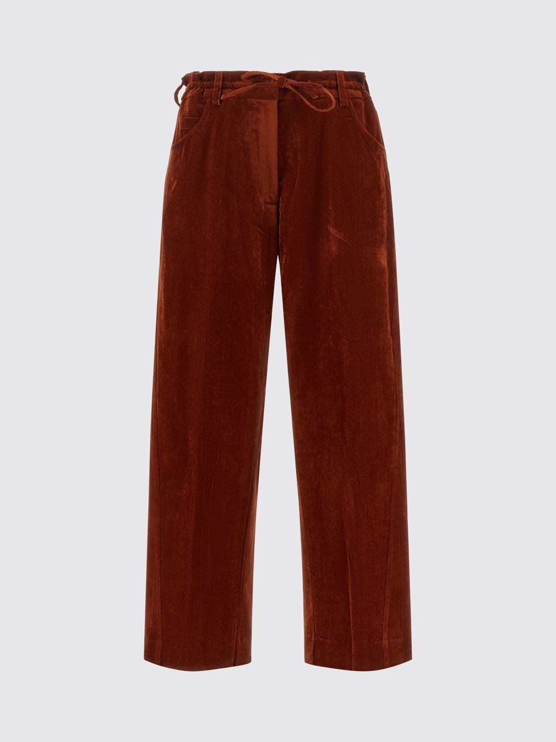 NUDE PANTALONES: Pantalones mujer Nude, Rojo - Img 2