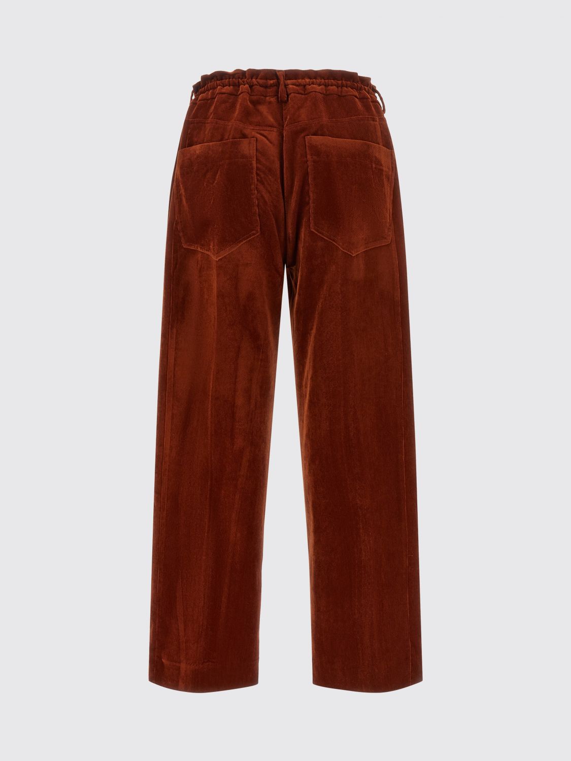 NUDE PANTALONES: Pantalones mujer Nude, Rojo - Img 3