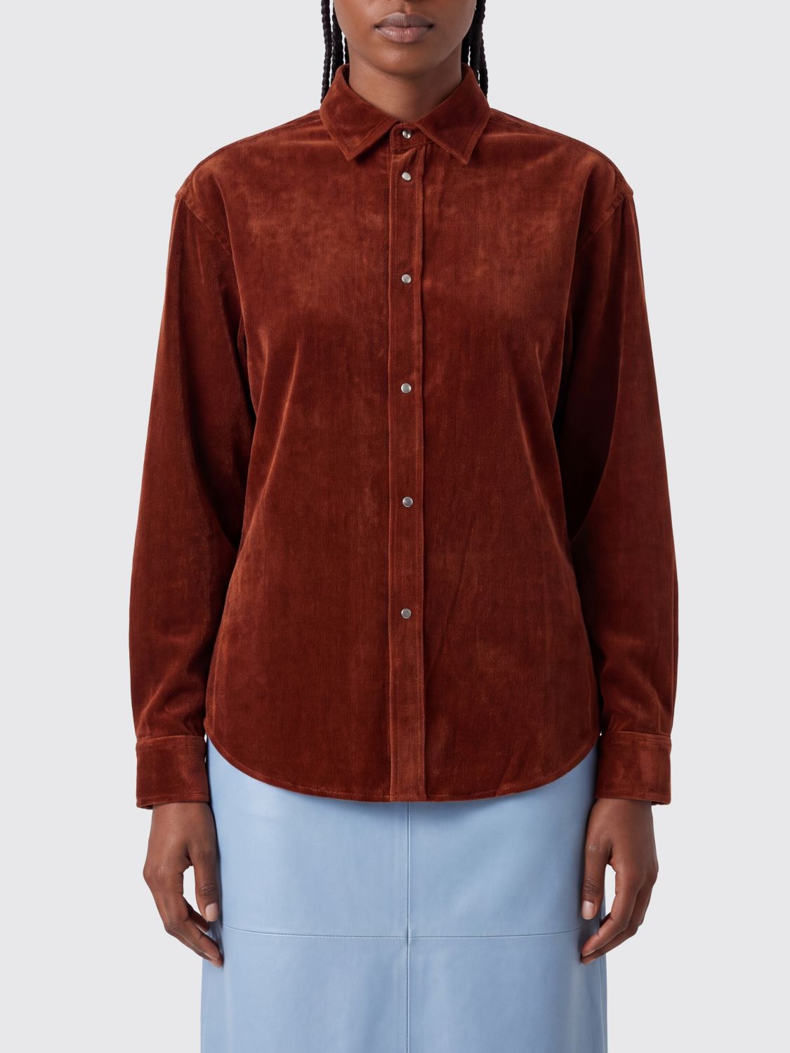 NUDE CAMICIA: Camicia donna Nude, Rosso - Img 1