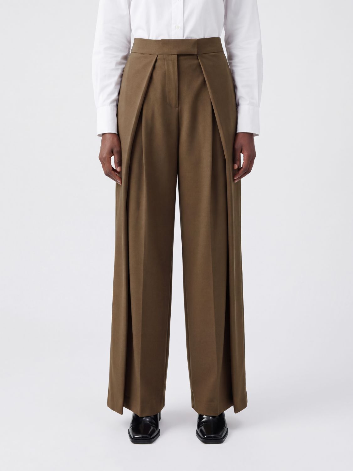 NUDE HOSE: Hose damen Nude, Braun - Img 1