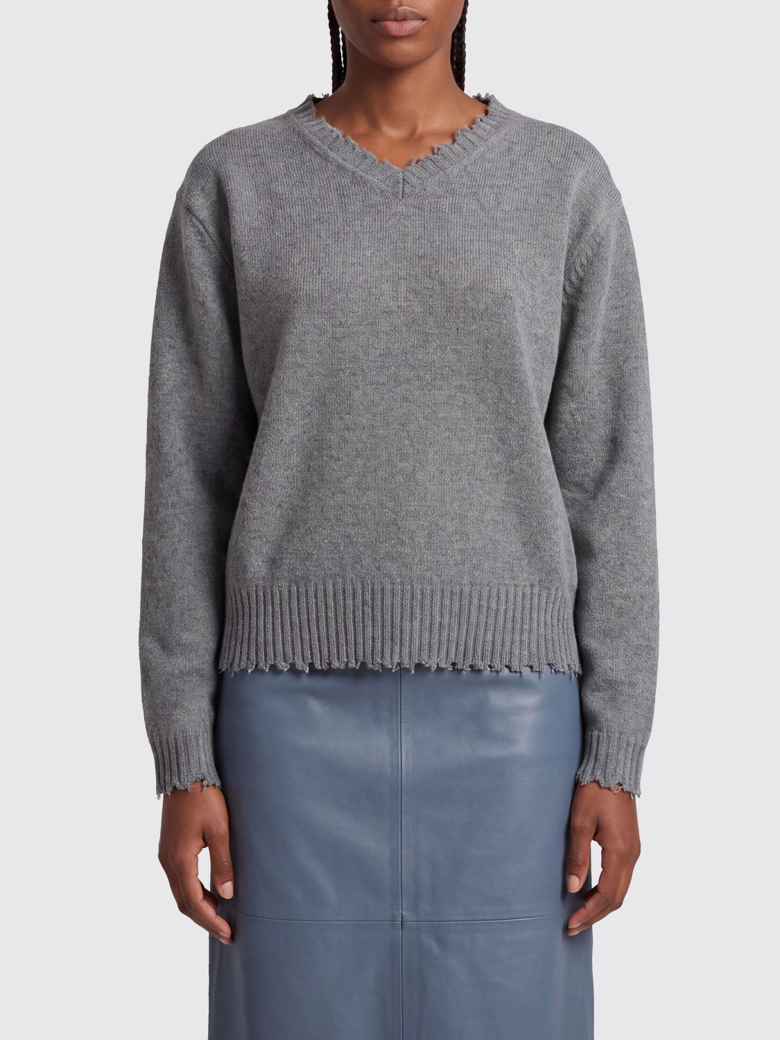 NUDE PULLOVER: Pullover damen Nude, Grau - Img 1