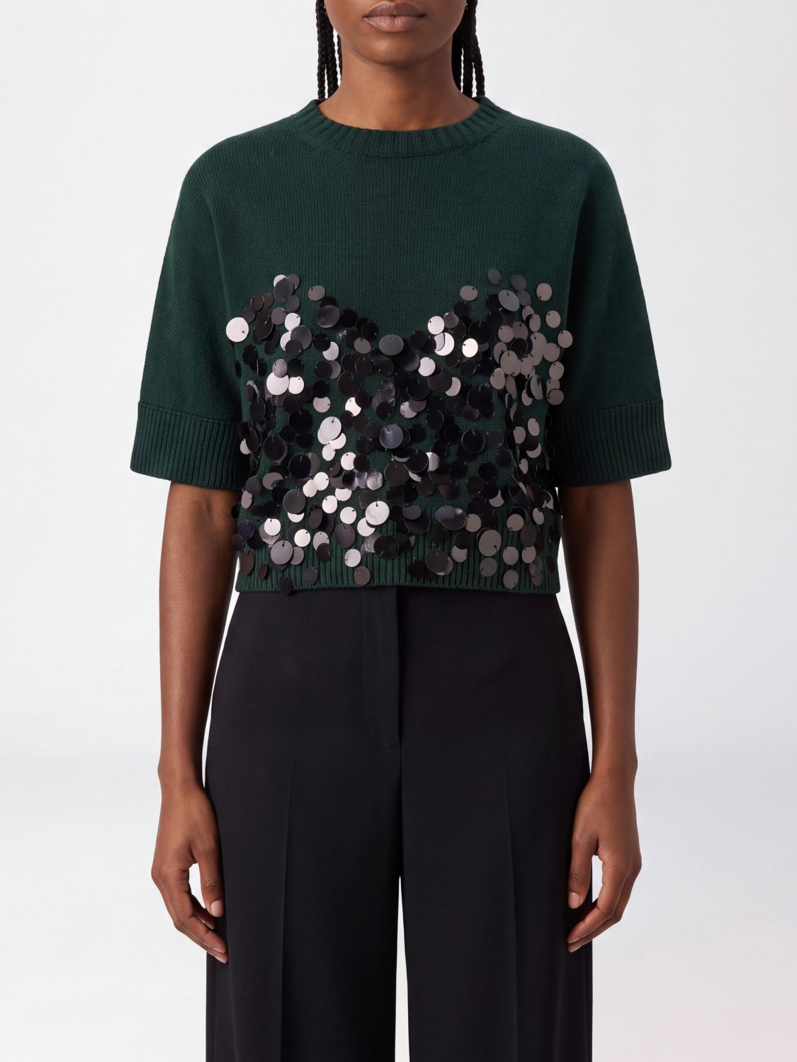 NUDE PULL: Pull femme Nude, Vert - Img 1