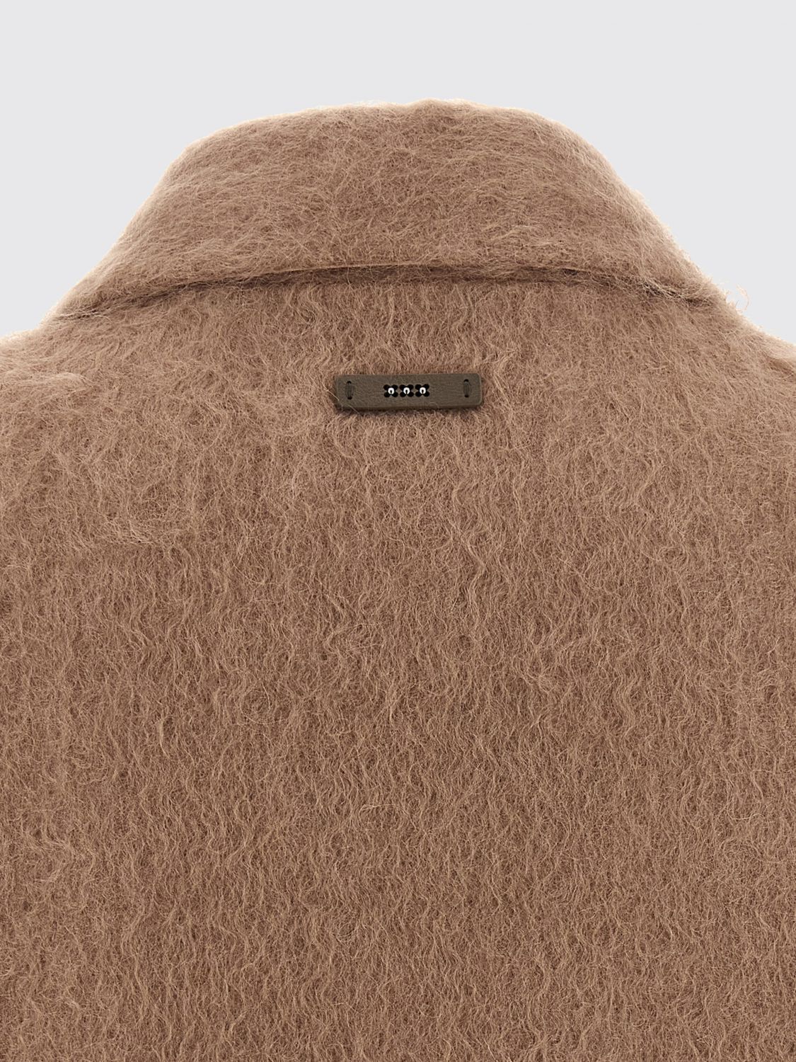 PESERICO JACKE: Hemdjacke aus Schurwollmischung von Peserico mit aufgesetzten Taschen und abgerundetem Saum, Beige - Img 4