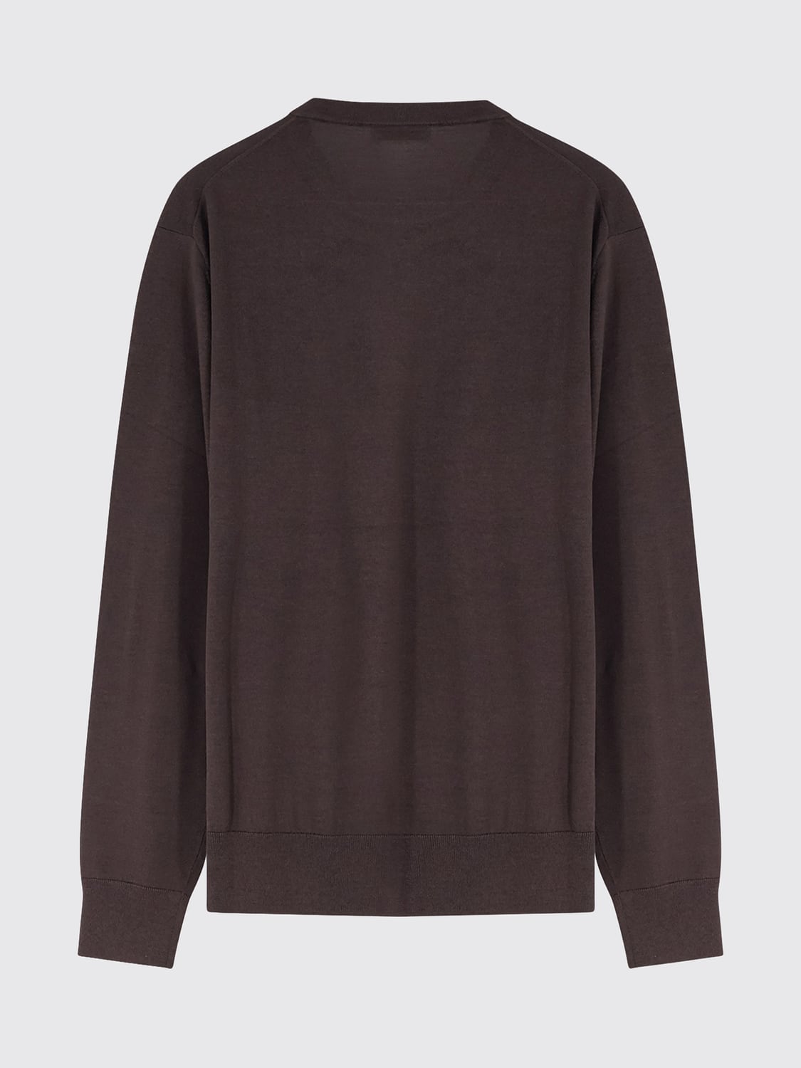 BRAMANI CASHMERE PULLOVER: Pullover herren Bramani Cashmere, Kaffee Braun - Img 3