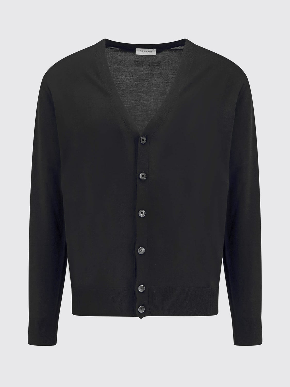 BRAMANI CASHMERE PULLOVER: Pullover herren Bramani Cashmere, Schwarz - Img 2