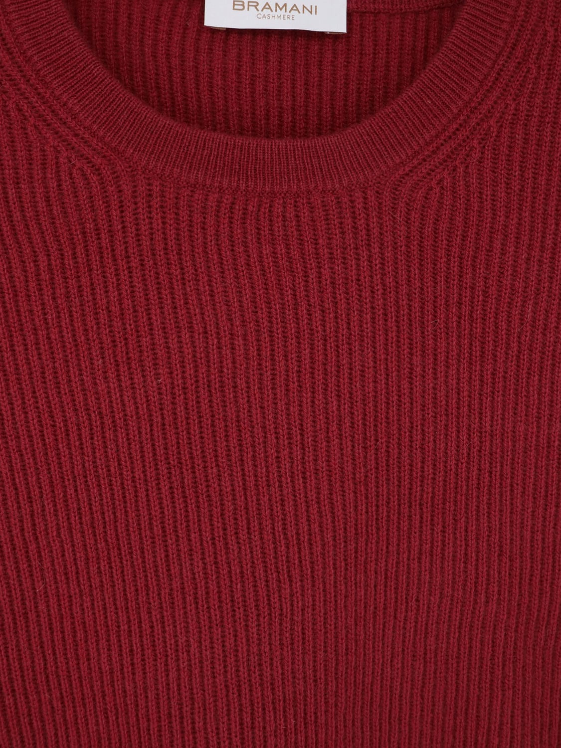 BRAMANI CASHMERE PULLOVER: Pullover herren Bramani Cashmere, Rot - Img 4