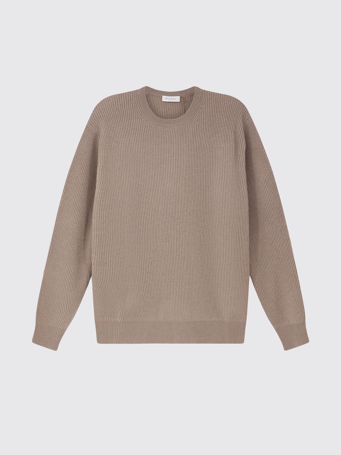 BRAMANI CASHMERE PULLOVER: Pullover herren Bramani Cashmere, Taubengrau - Img 2