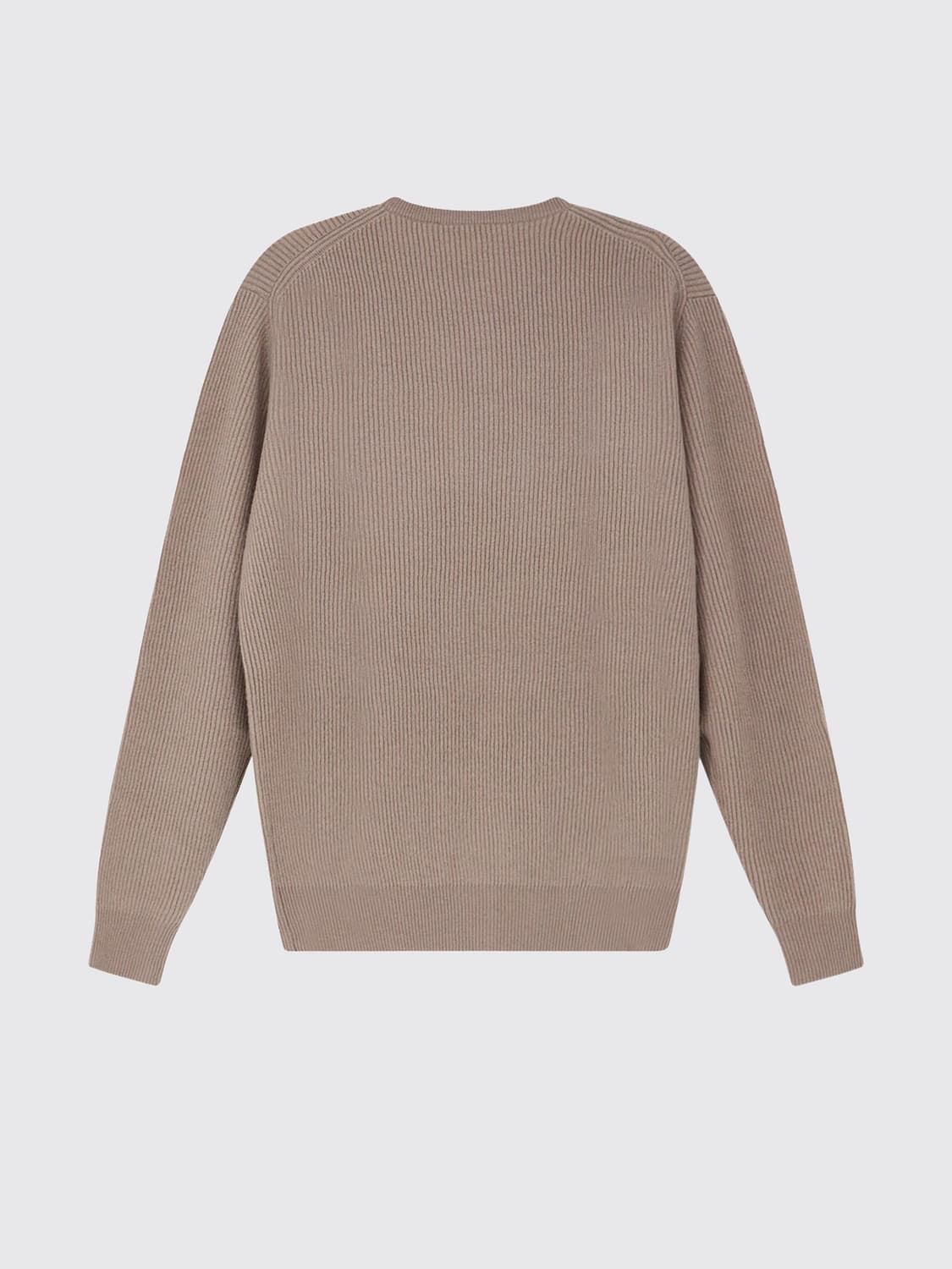 BRAMANI CASHMERE PULLOVER: Pullover herren Bramani Cashmere, Taubengrau - Img 3