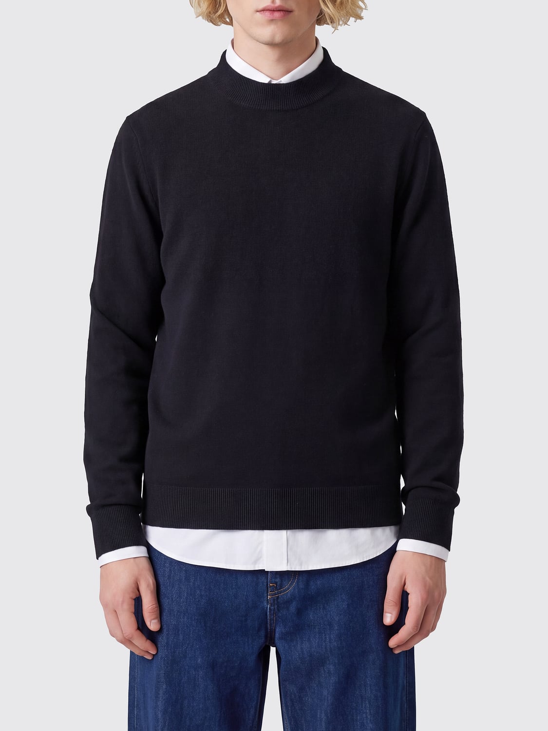 BRAMANI CASHMERE PULLOVER: Pullover herren Bramani Cashmere, Schwarz - Img 1