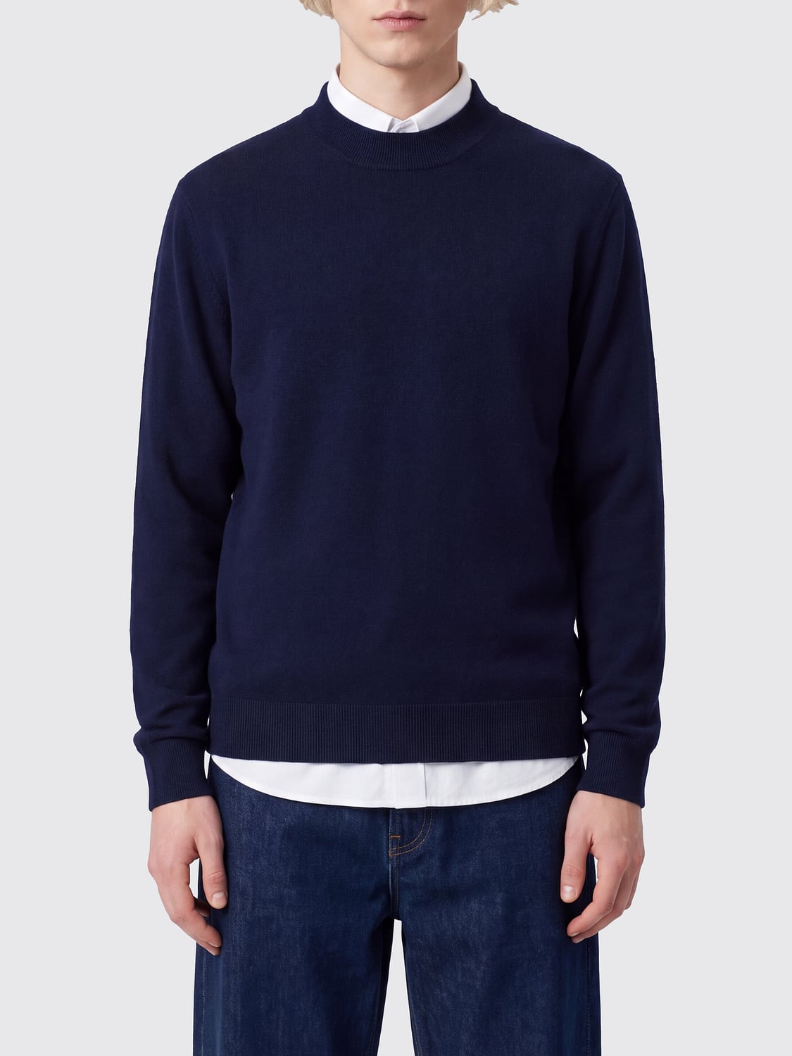 BRAMANI CASHMERE PULLOVER: Pullover herren Bramani Cashmere, Blau - Img 1