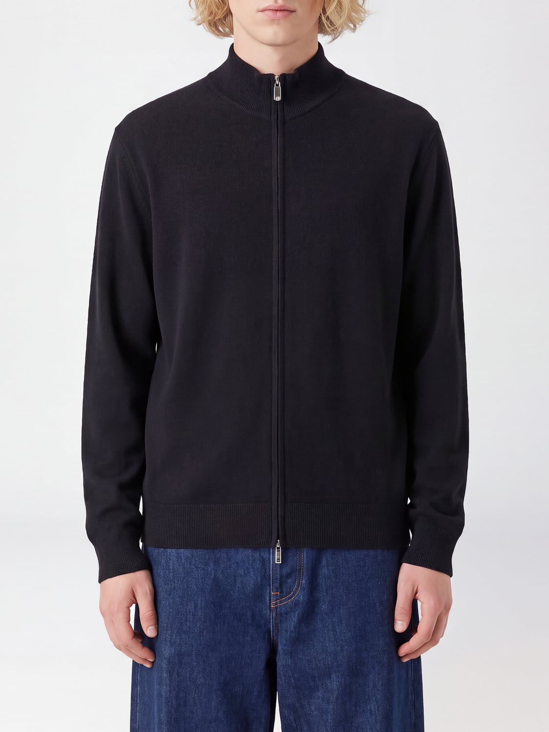 BRAMANI CASHMERE PULL: Pull homme Bramani Cashmere, Noir - Img 1