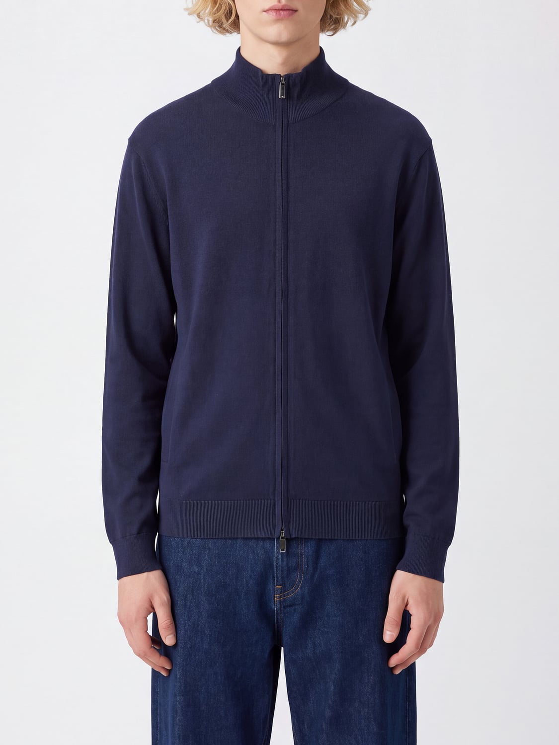 BRAMANI CASHMERE 스웨터: 스웨터 남성 Bramani Cashmere, 블루 - Img 1