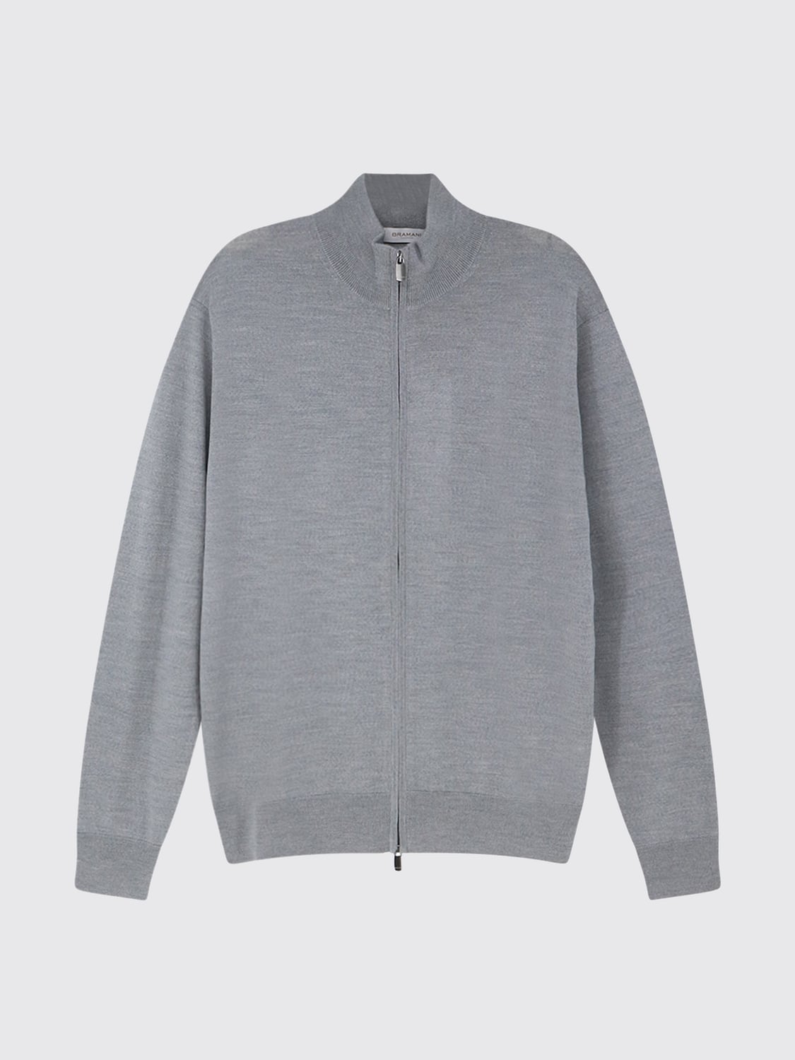 BRAMANI CASHMERE PULL: Pull homme Bramani Cashmere, Gris - Img 2
