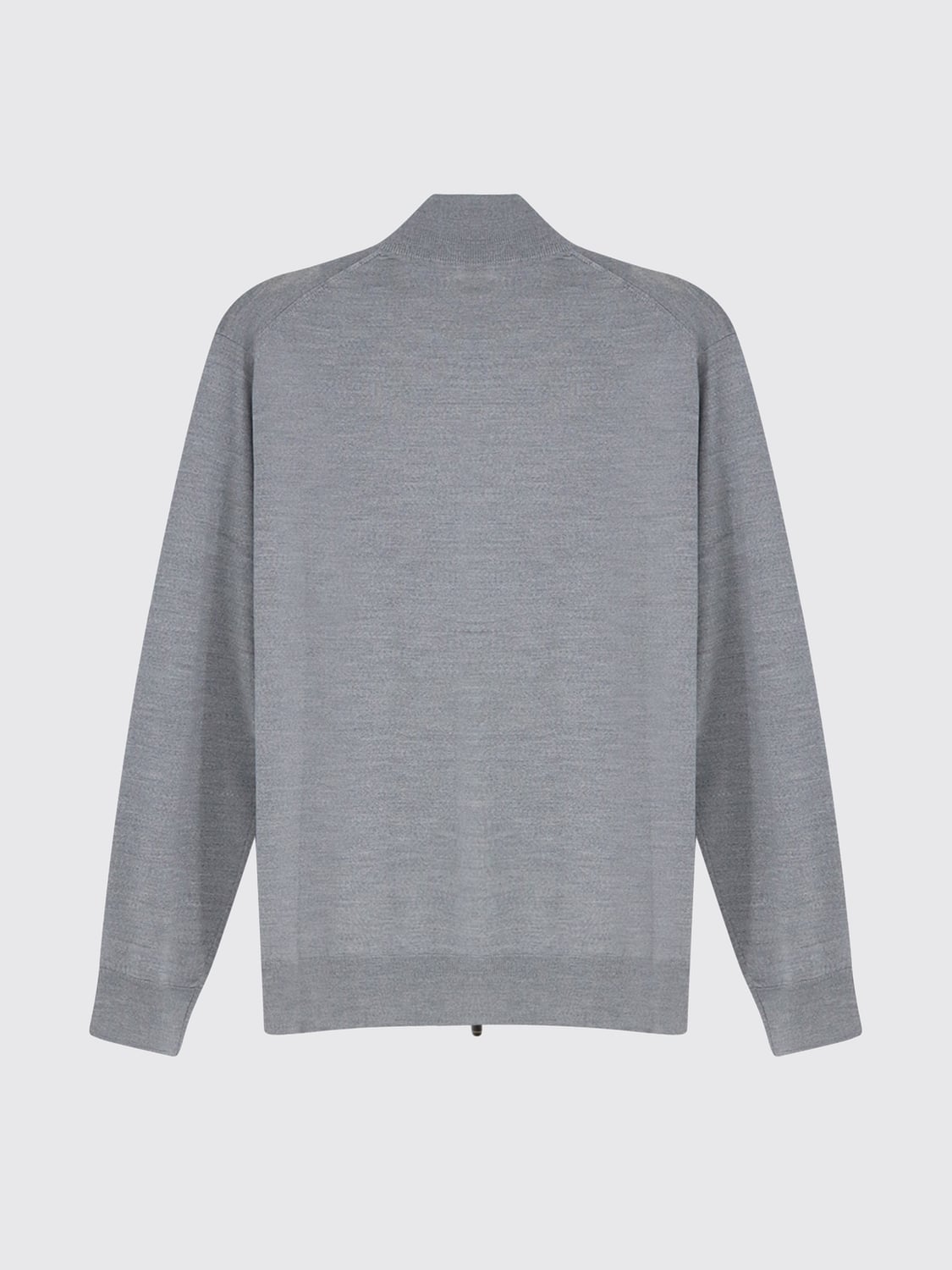 BRAMANI CASHMERE PULL: Pull homme Bramani Cashmere, Gris - Img 3