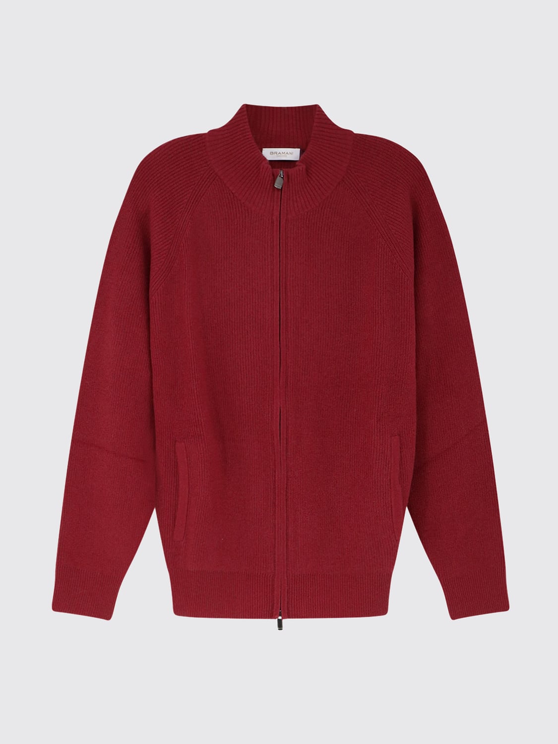 BRAMANI CASHMERE PULL: Pull homme Bramani Cashmere, Rouge - Img 2