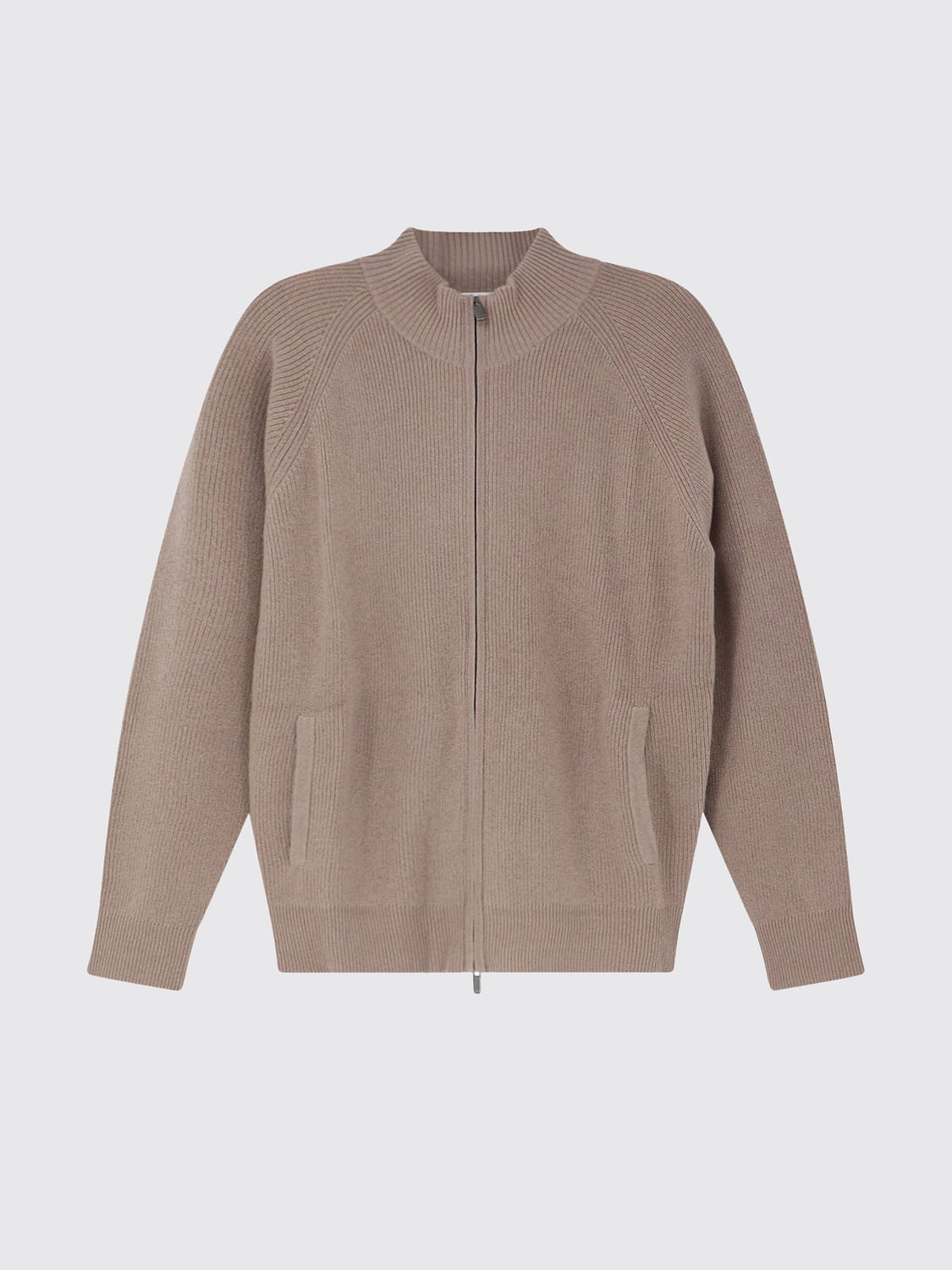 BRAMANI CASHMERE PULLOVER: Pullover herren Bramani Cashmere, Taubengrau - Img 2