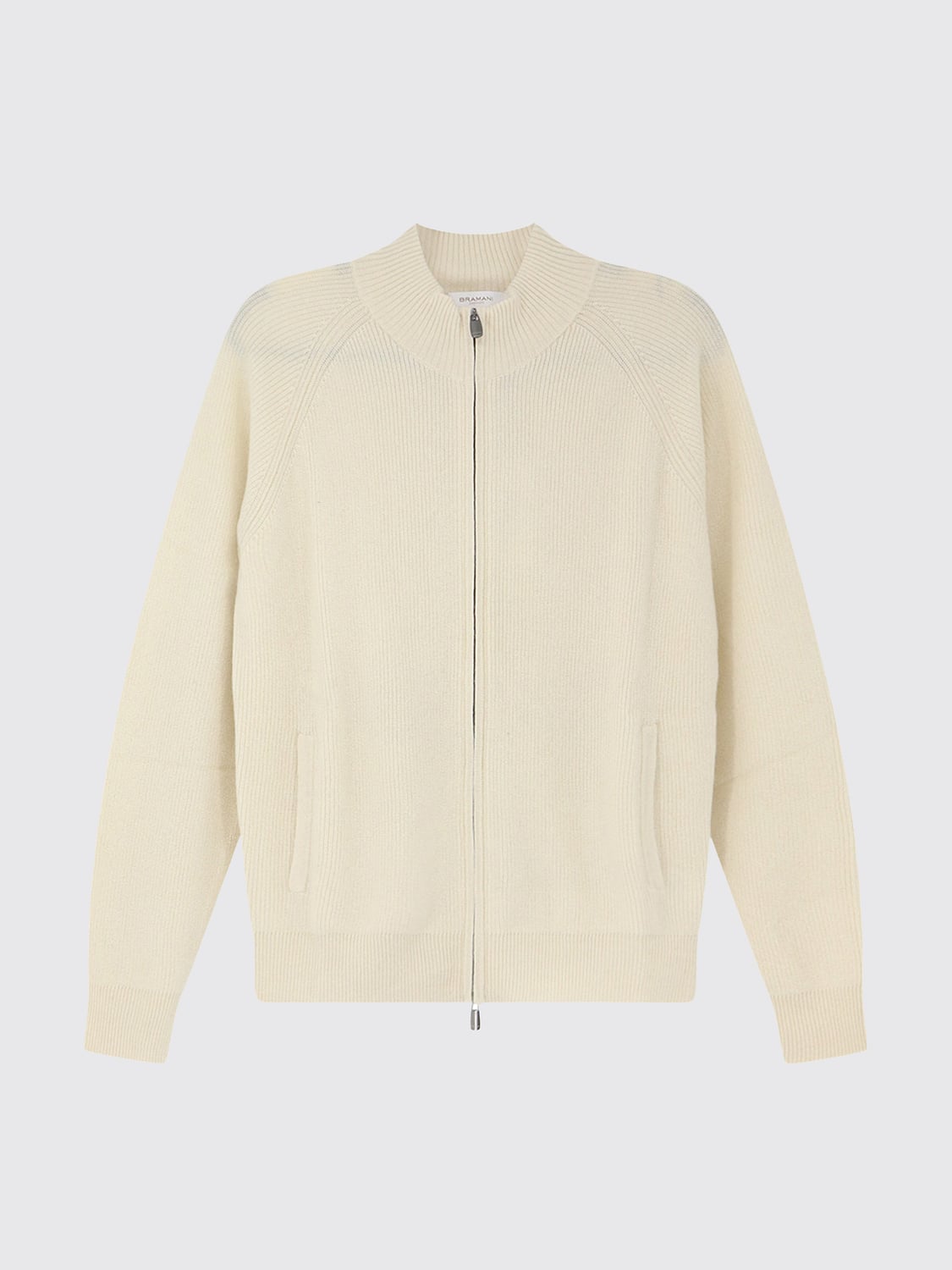 BRAMANI CASHMERE PULL: Pull homme Bramani Cashmere, Jaune Crème - Img 2