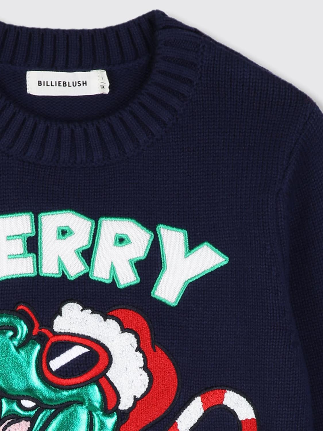 BILLIEBLUSH PULL: Pull enfant Billieblush, Bleu - Img 3