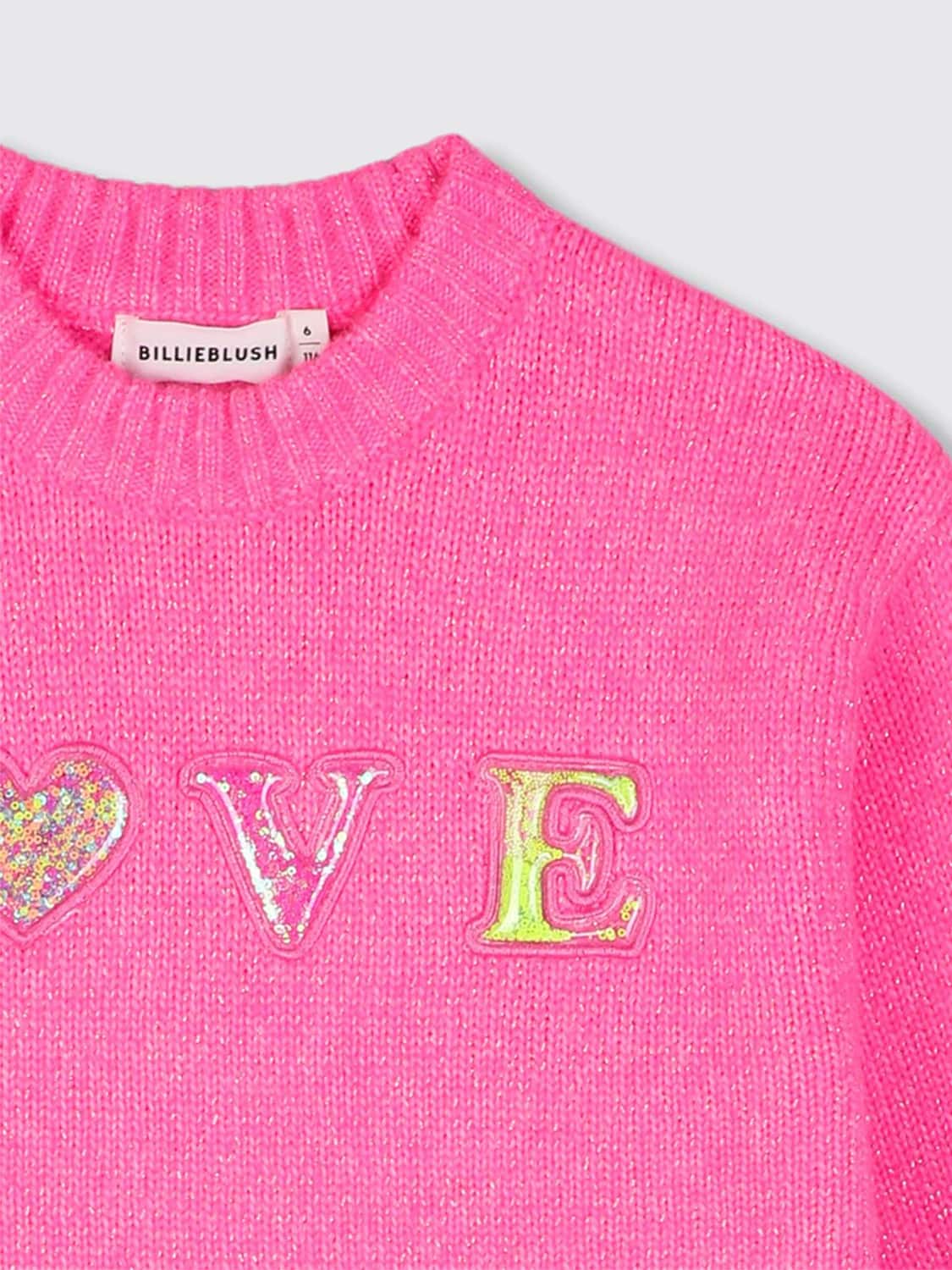 BILLIEBLUSH PULL: Pull enfant Billieblush, Rose - Img 3