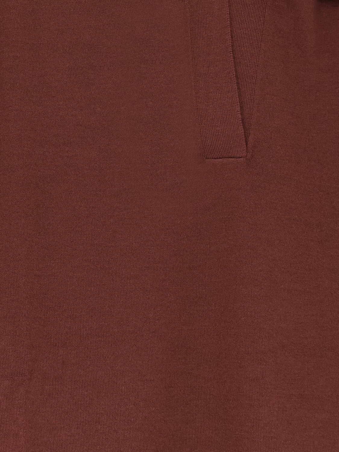 SOEUR POLO: Polo en maille Soeur en pure laine mérinos avec col en V et épaules tombantes, Beige - Img 4
