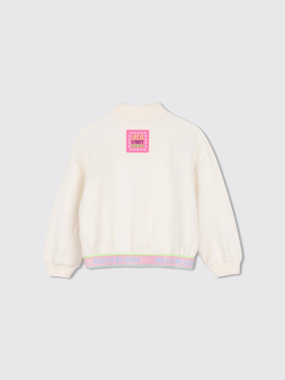 BILLIEBLUSH PULL: Pull enfant Billieblush, Jaune Crème - Img 2