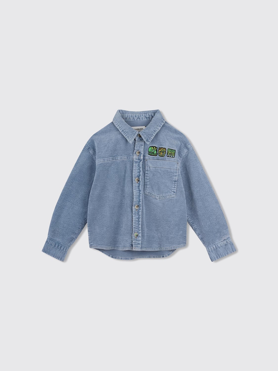BILLIEBLUSH HEMD: Hemd kinder Billieblush, Hellblau - Img 1