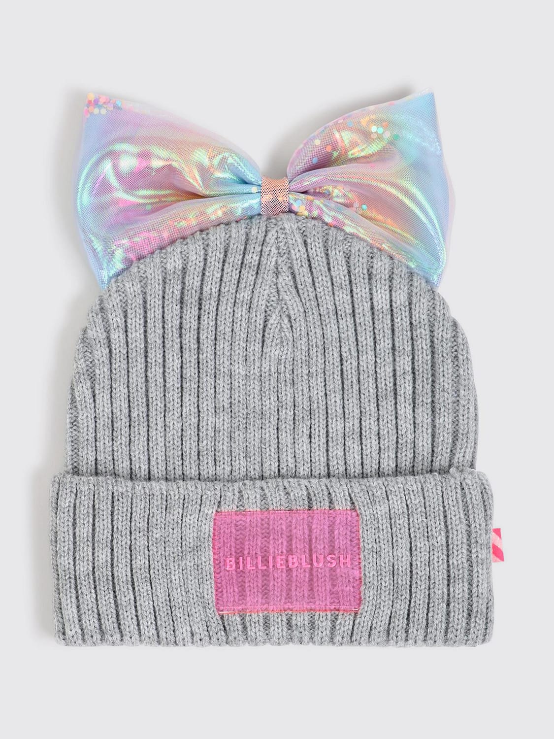 BILLIEBLUSH HAT: Hat kids Billieblush, Grey - Img 1