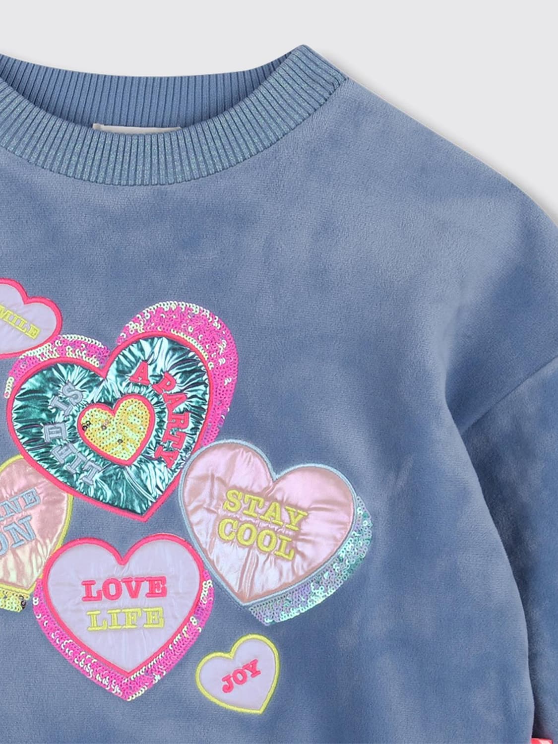 BILLIEBLUSH PULL: Pull enfant Billieblush, Bleu Azur - Img 3
