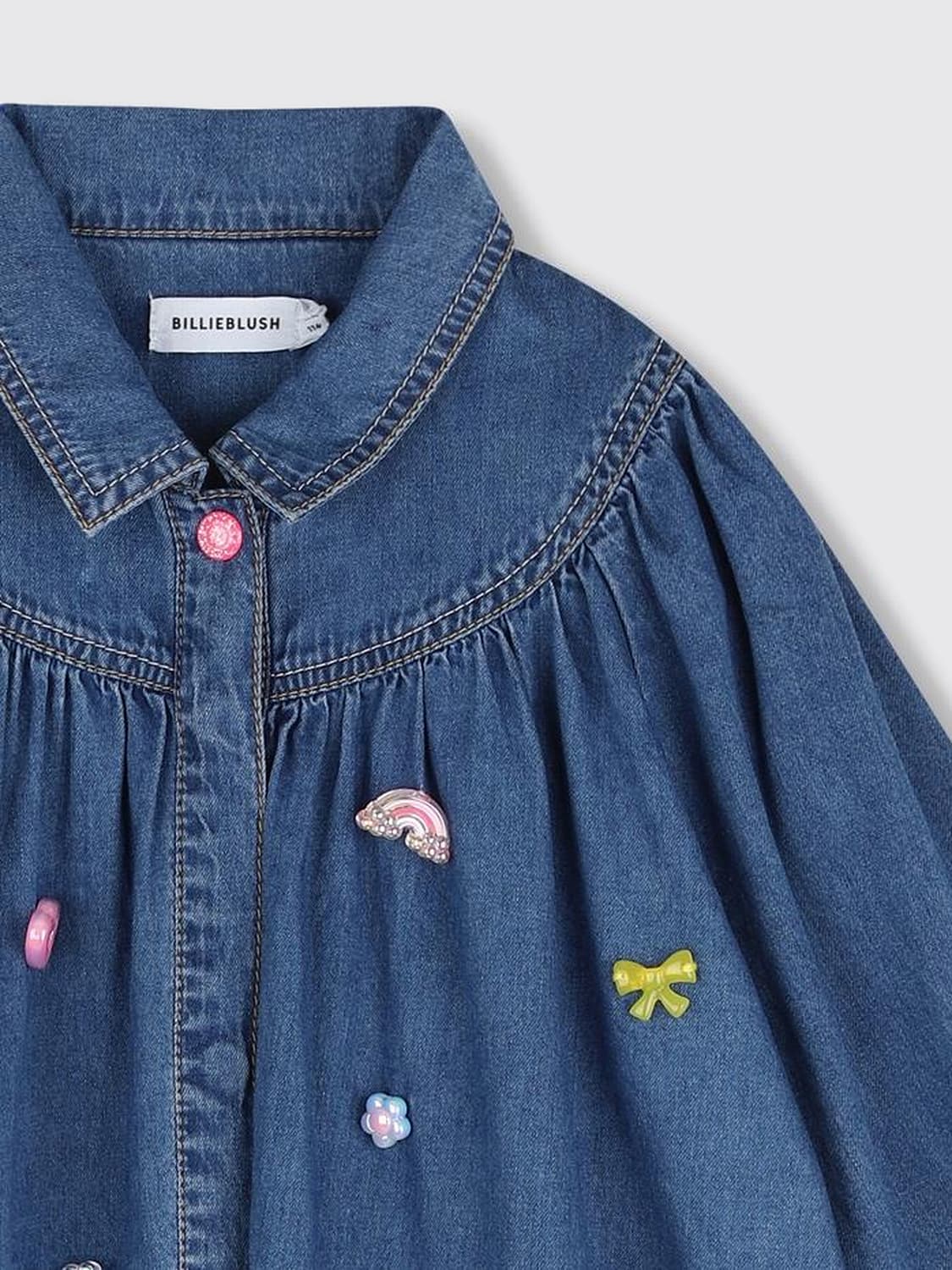 BILLIEBLUSH KLEID: Kleid kinder Billieblush, Blau - Img 3