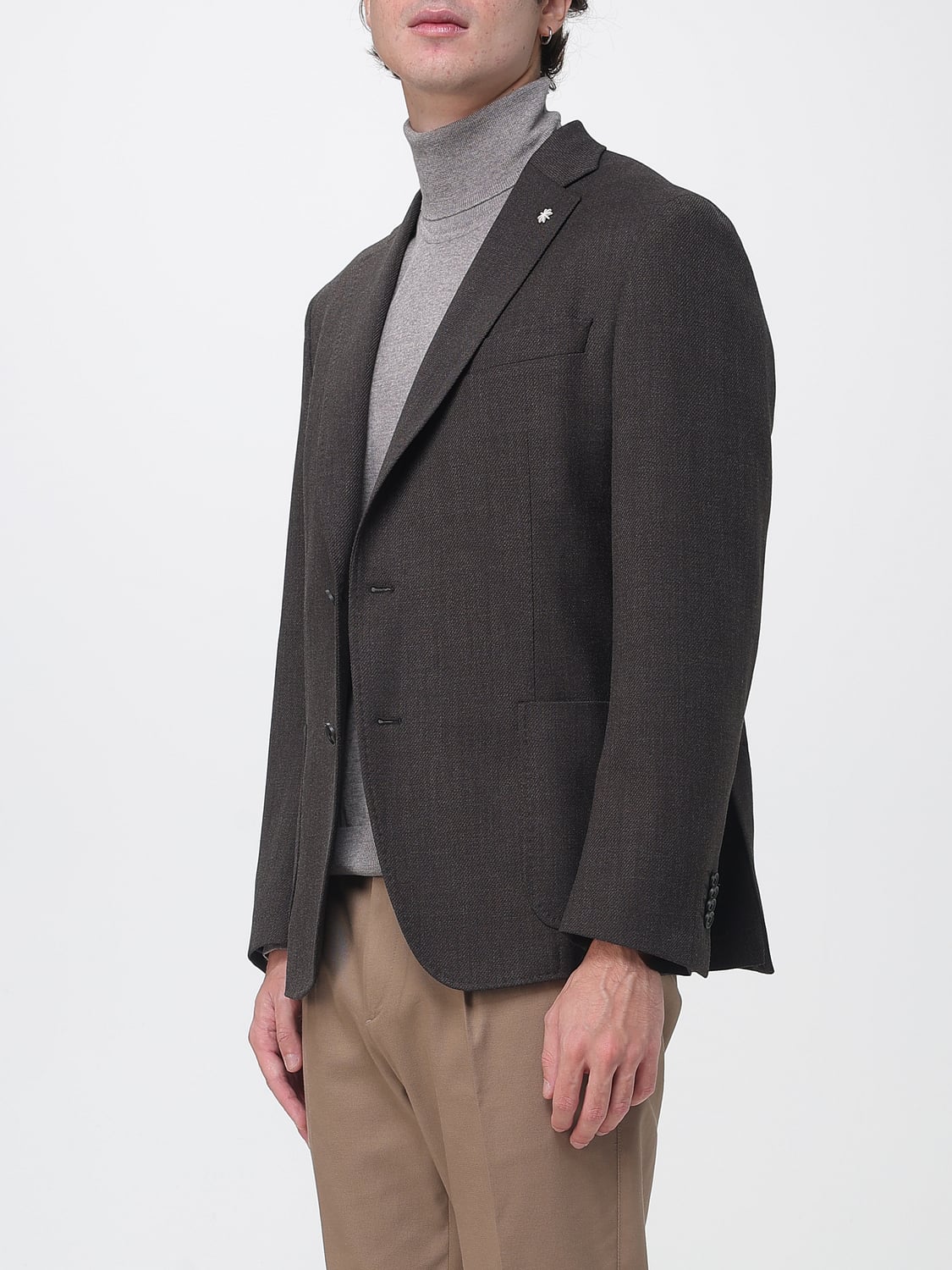 MANUEL RITZ JACKET: Jacket men Manuel Ritz, Brown - Img 3